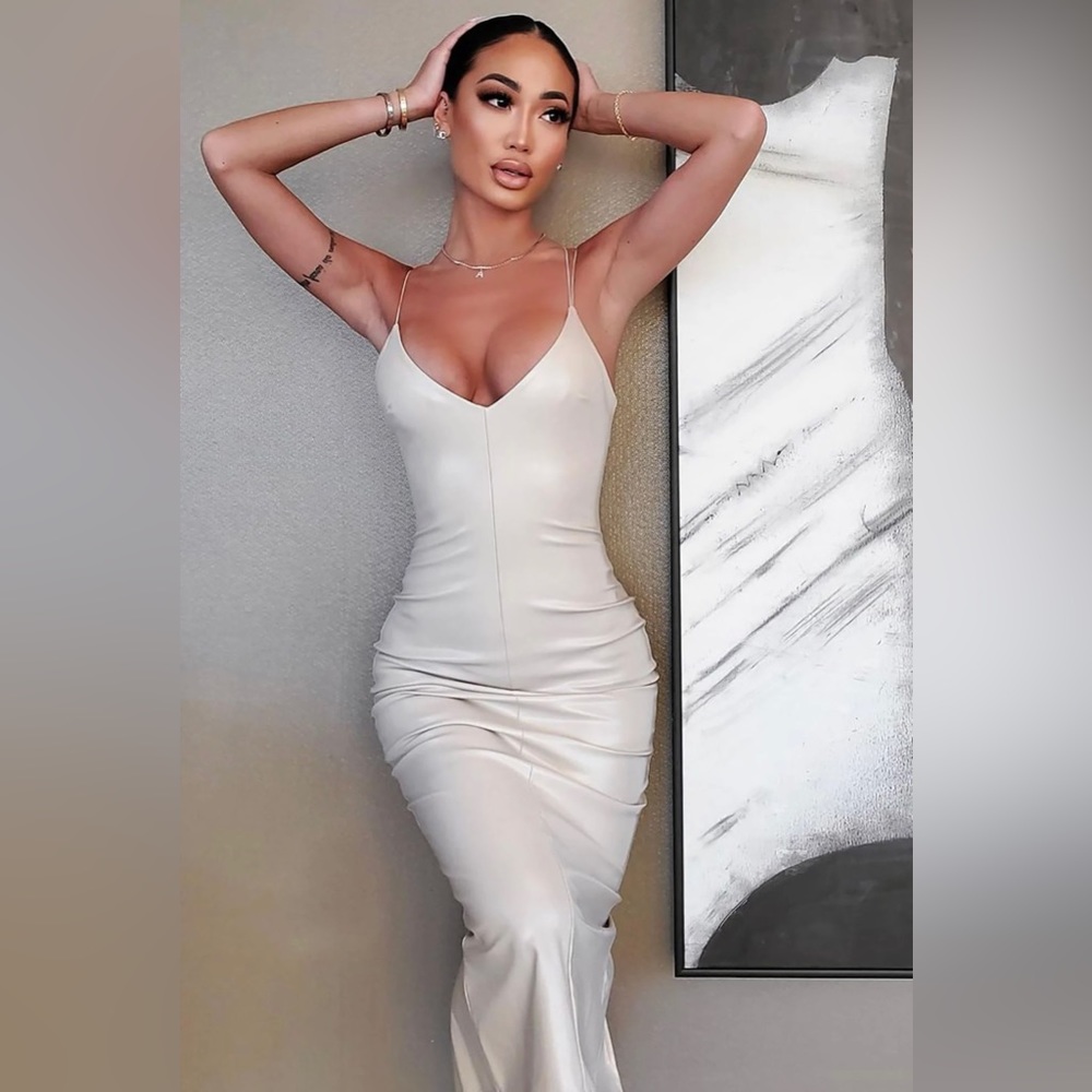 Fashion Nova Make it Sexy Faux Leather Dress